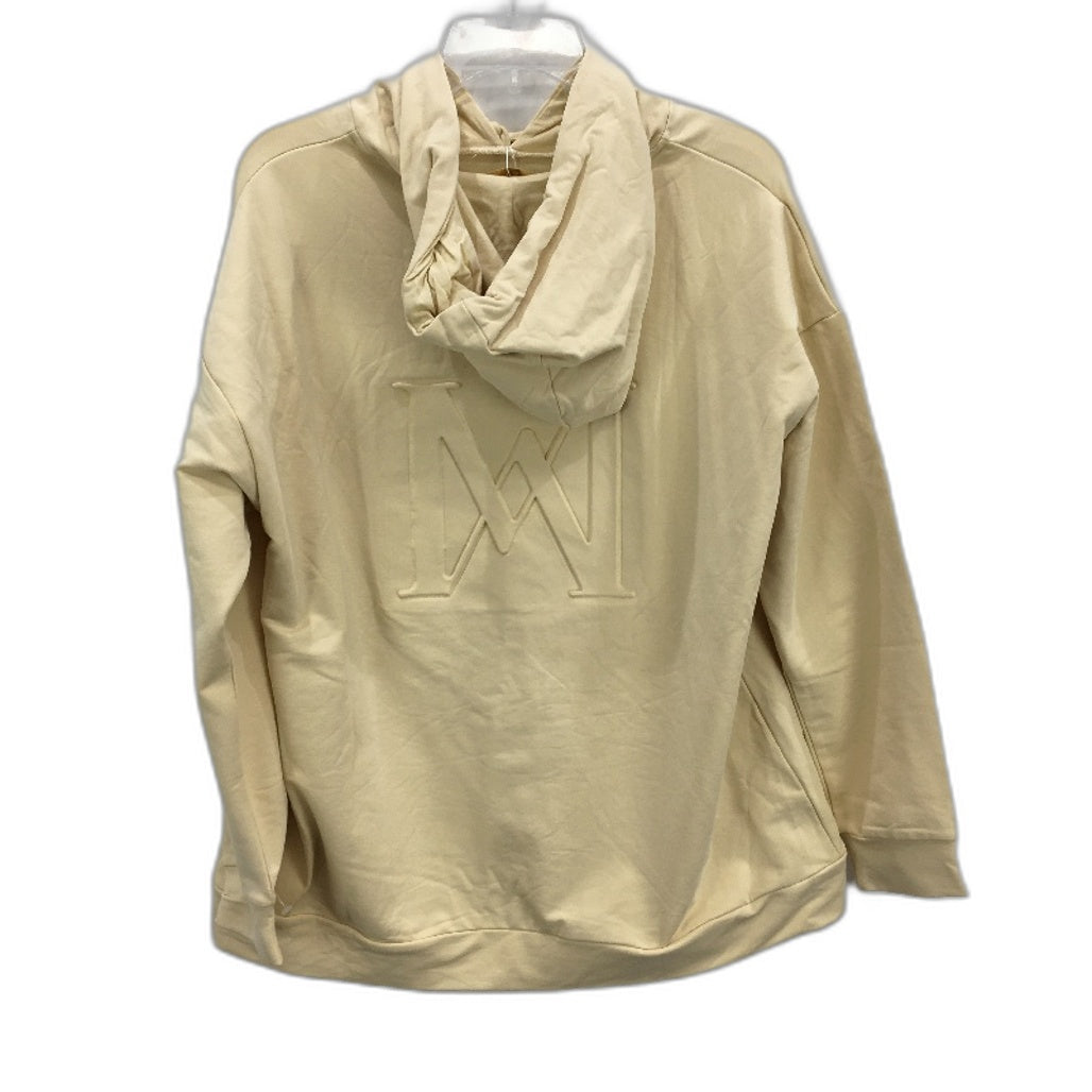 Meshki Arletta Sand Yellow Lightweight Loopback Hoodie Jumper Ladies Size S NEW