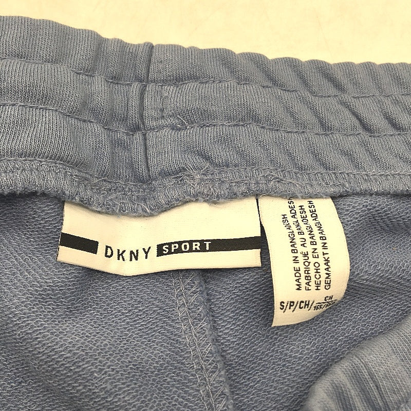 DKNY Sport Blue Cotton Blend Elastic Waist Classic Trackpants Ladies Size S NEW