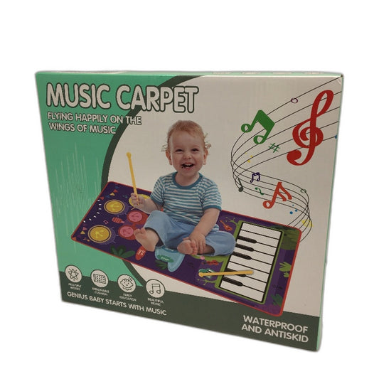 Joyfia Waterproof Antiskid Early Education Touch Play Piano Drum Music Mat NEW