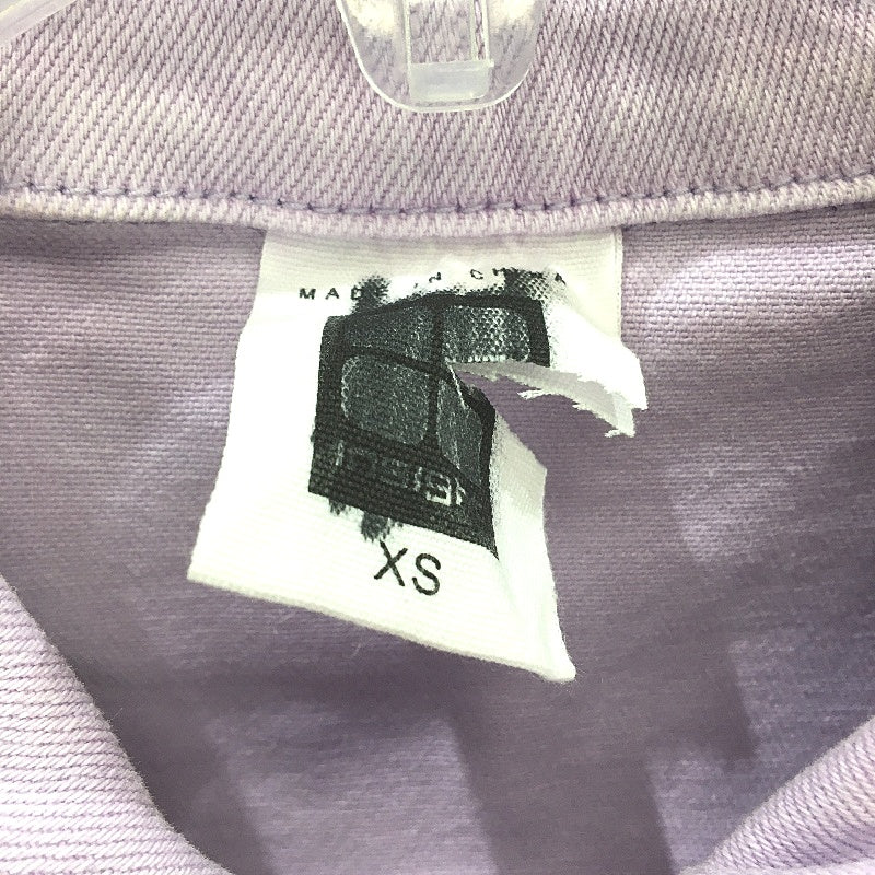Insight Lilac Purlpe All In One Zip Up SS Denim Coveralls Ladies Size XS NEW