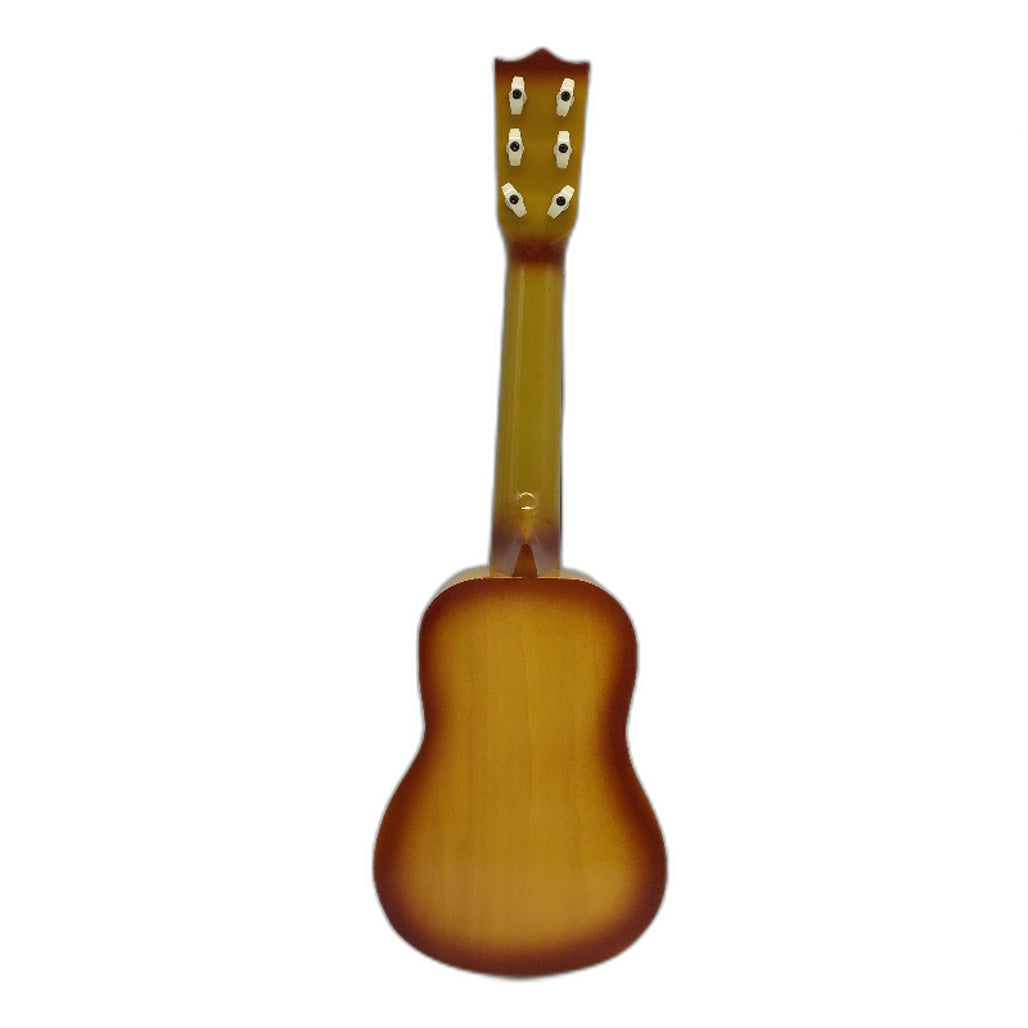 21 Inch Beginner 6 String Yellow Mini Acoustic Guitar for Kids NEW