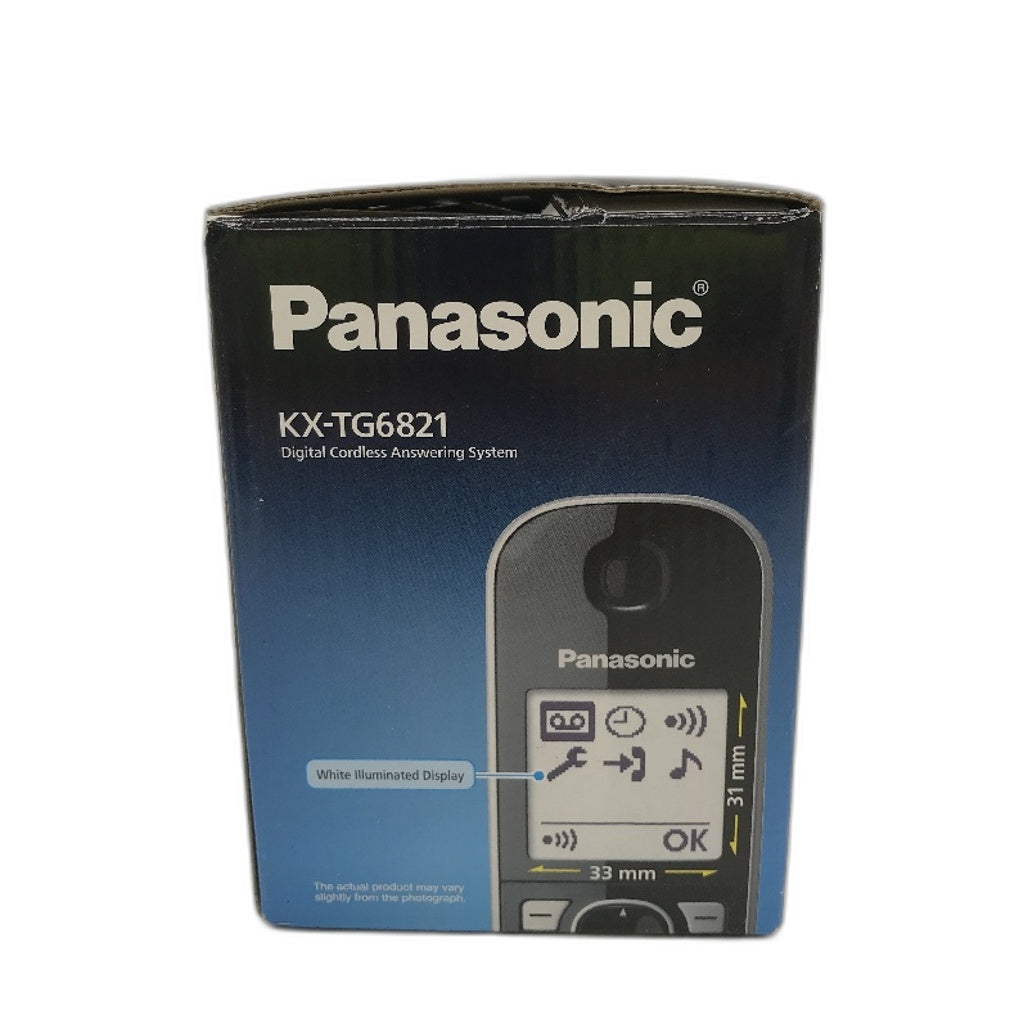 Panasonic KT-TG6821 ECO Digital Cordless Answering System Telephone NEW