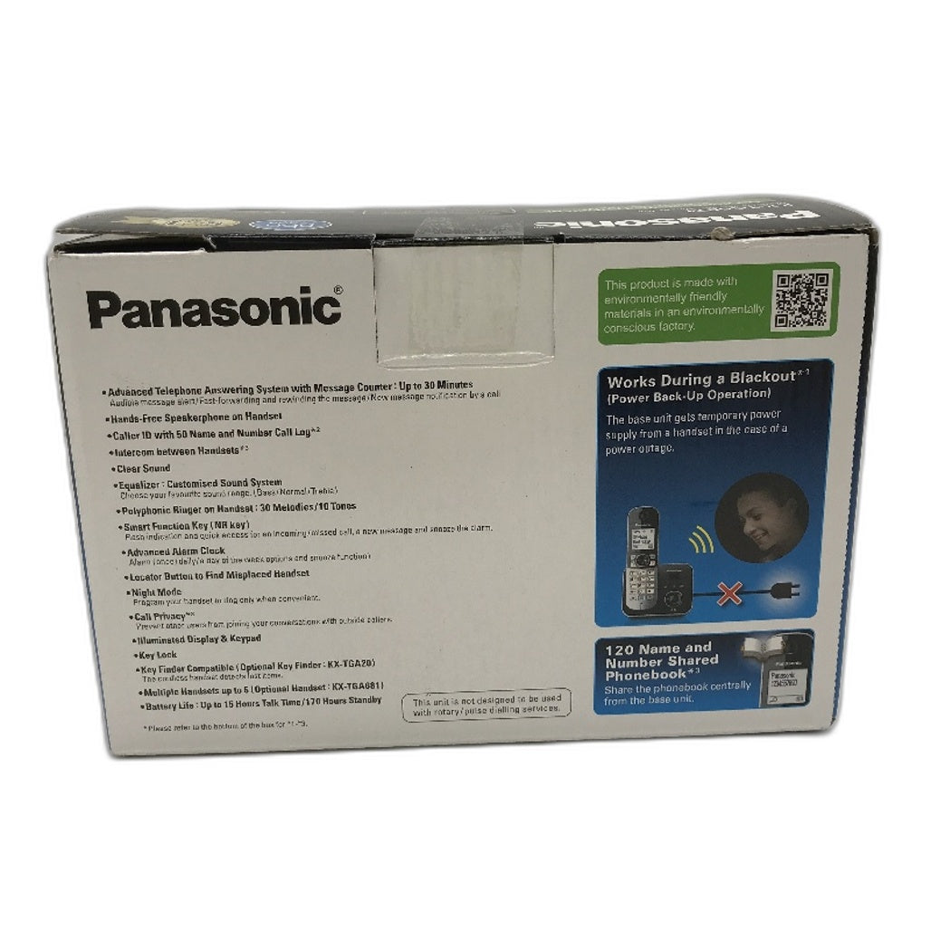 Panasonic KT-TG6821 ECO Digital Cordless Answering System Telephone NEW