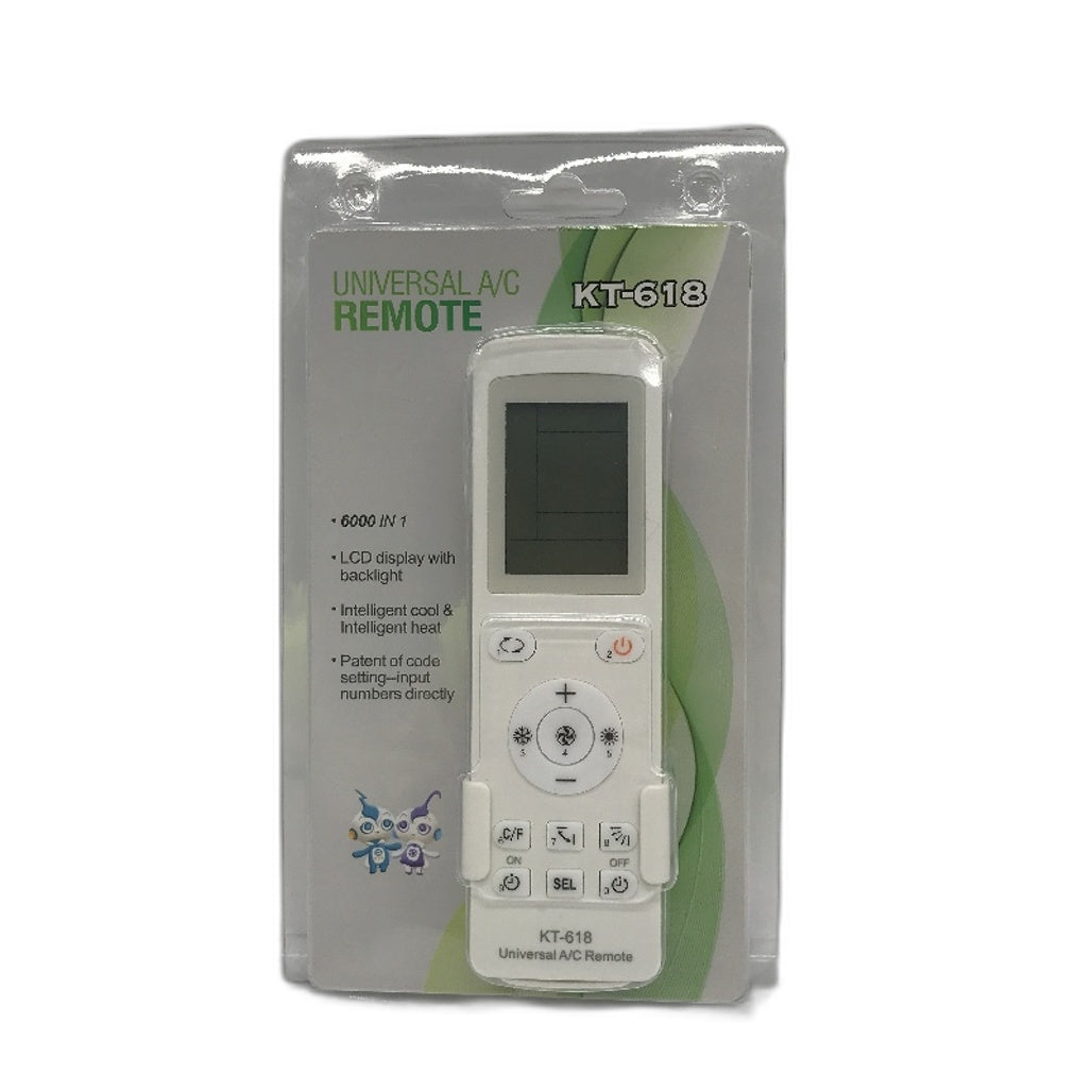 KT-618 Mini Split Universal Air Conditioner Remote Control with LCD Display NEW