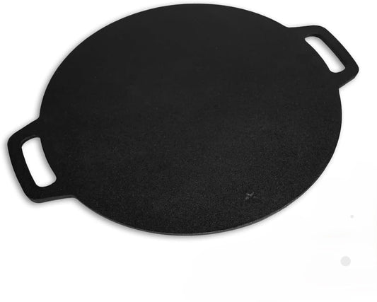 Sisigogo 12 Inch Non Stick Flat Multipurpose Unseasoned Cast Iron Pan NEW