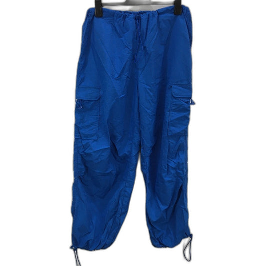 Insight Royal Blue Parachute Style Outerwear Cargo Pants Unisex Size XL NEW