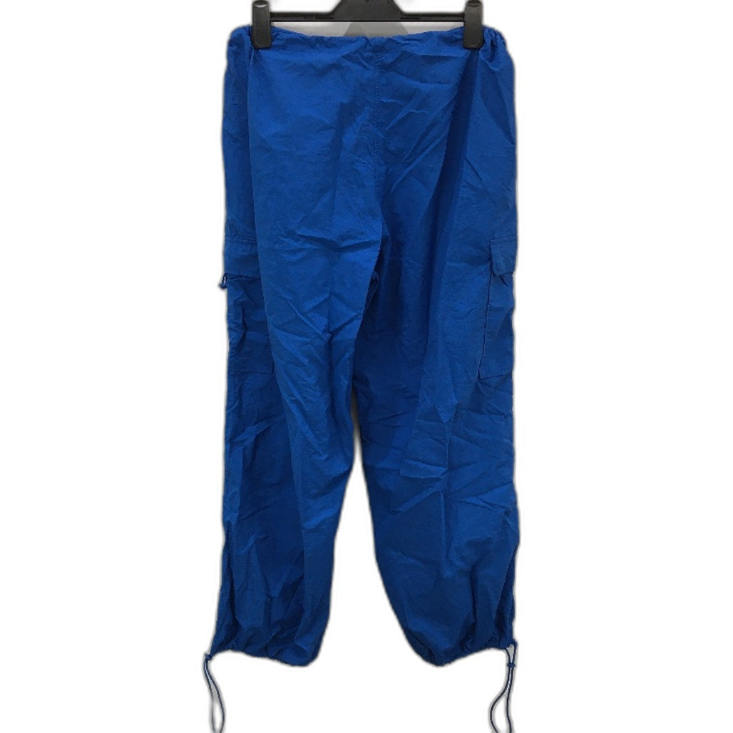 Insight Royal Blue Parachute Style Outerwear Cargo Pants Unisex Size XL NEW