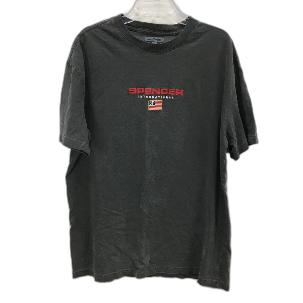 Spencer Project Fade Black 100% Cotton Classic Style T-Shirt Mens Size L NEW