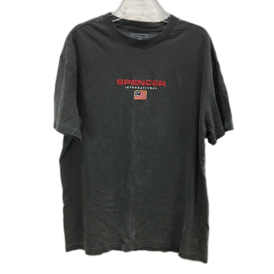 Spencer Project Fade Black 100% Cotton Classic Style T-Shirt Mens Size L NEW