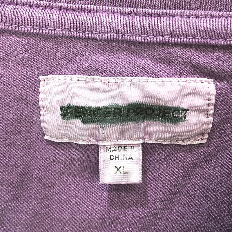 Spencer Project Purple Fade 100% Cotton Wisconsin Logo T-Shirt Mens Size XL NEW