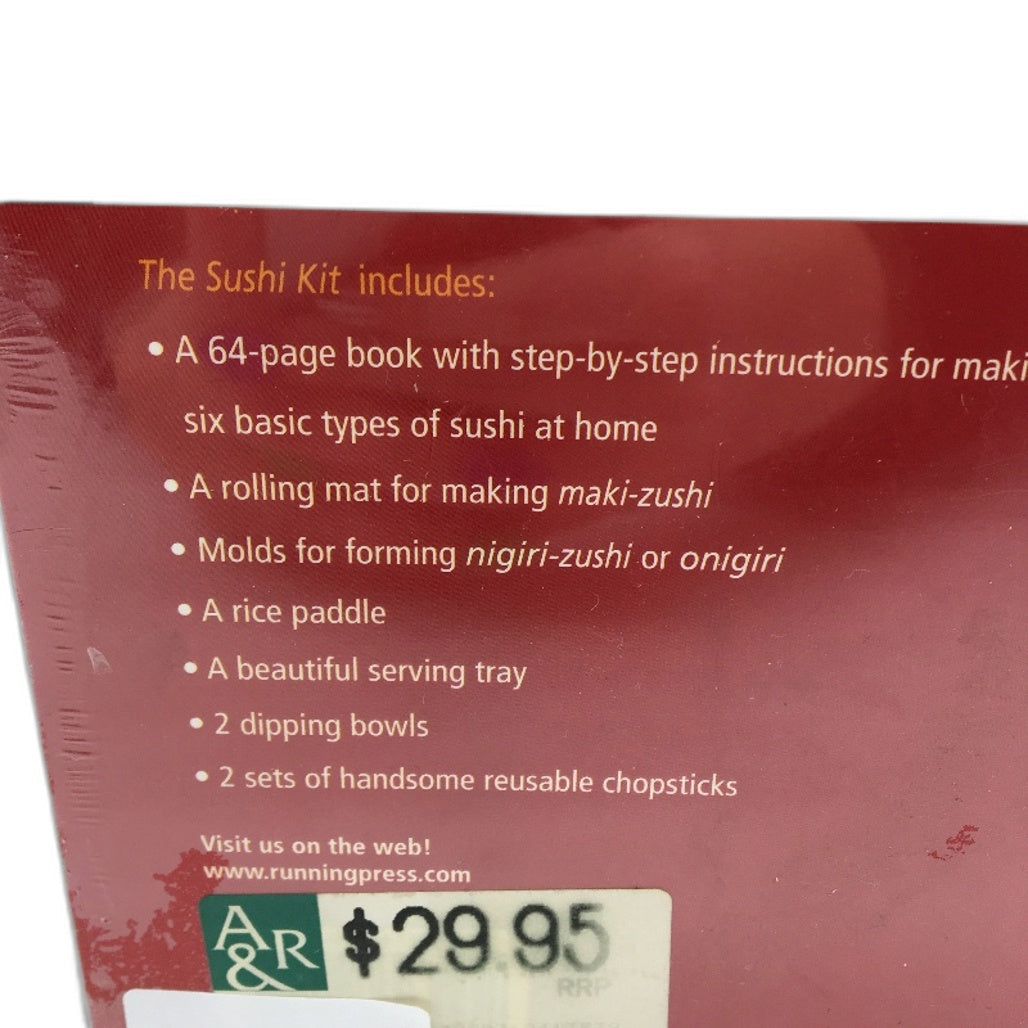 Running Press Book Rolling Mat Rice Paddle Bowls Chopsticks The Suski Kit NEW