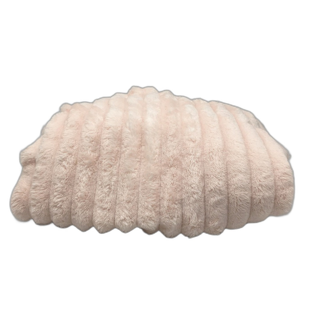 Bedsure Lightweight Fluffy Super Soft Light Pink Throw Rug Blanket NEW