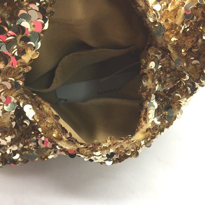 Target Small Gold Sequin Magnetic Clasp Shoulder Mini Hand Bag NEW