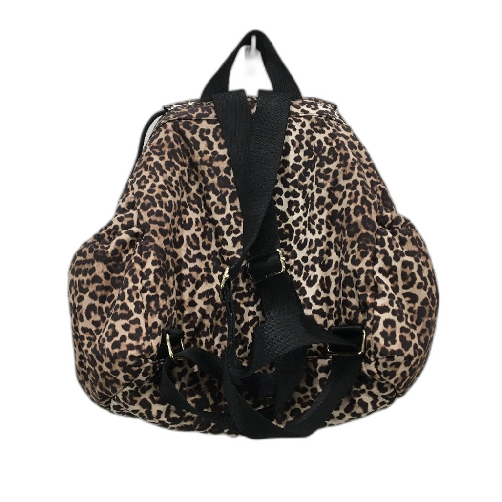 Target Large Lepard Print Puffer Style Drawstring Nappy Everday Backpack NEW
