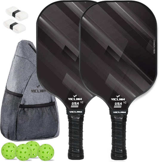 Vicliom Pickleball Beginners Set V2 Includes Paddles Balls & Carry Bag NEW
