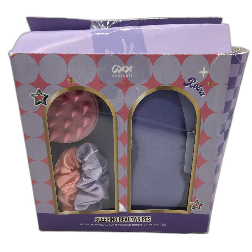 OXX 2pk 5pc Sleeping Beauty and Chill Out Purple Self Care Bundle NEW