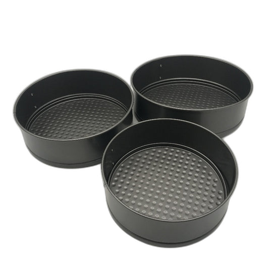 3 Piece Springform Circle Shape Cake Pan Mould Set with Removable Base NEW