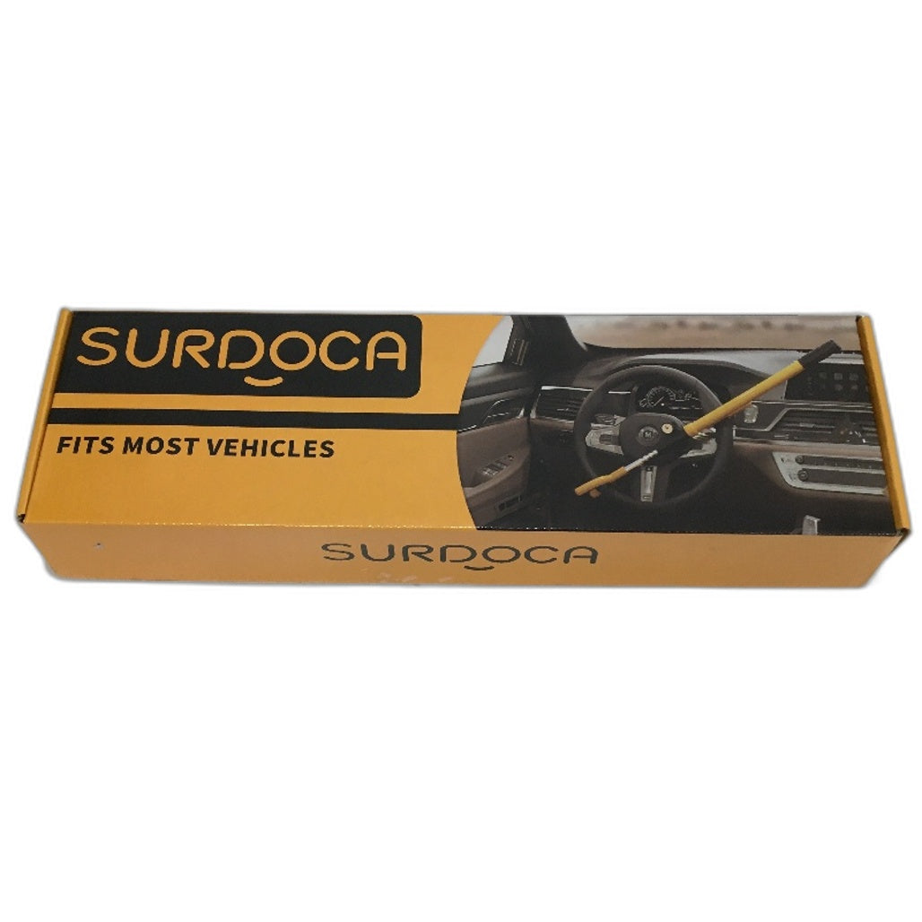 SURDOCA Anti Theft Car Steering Wheel Lock Univesal Security Device DEMO