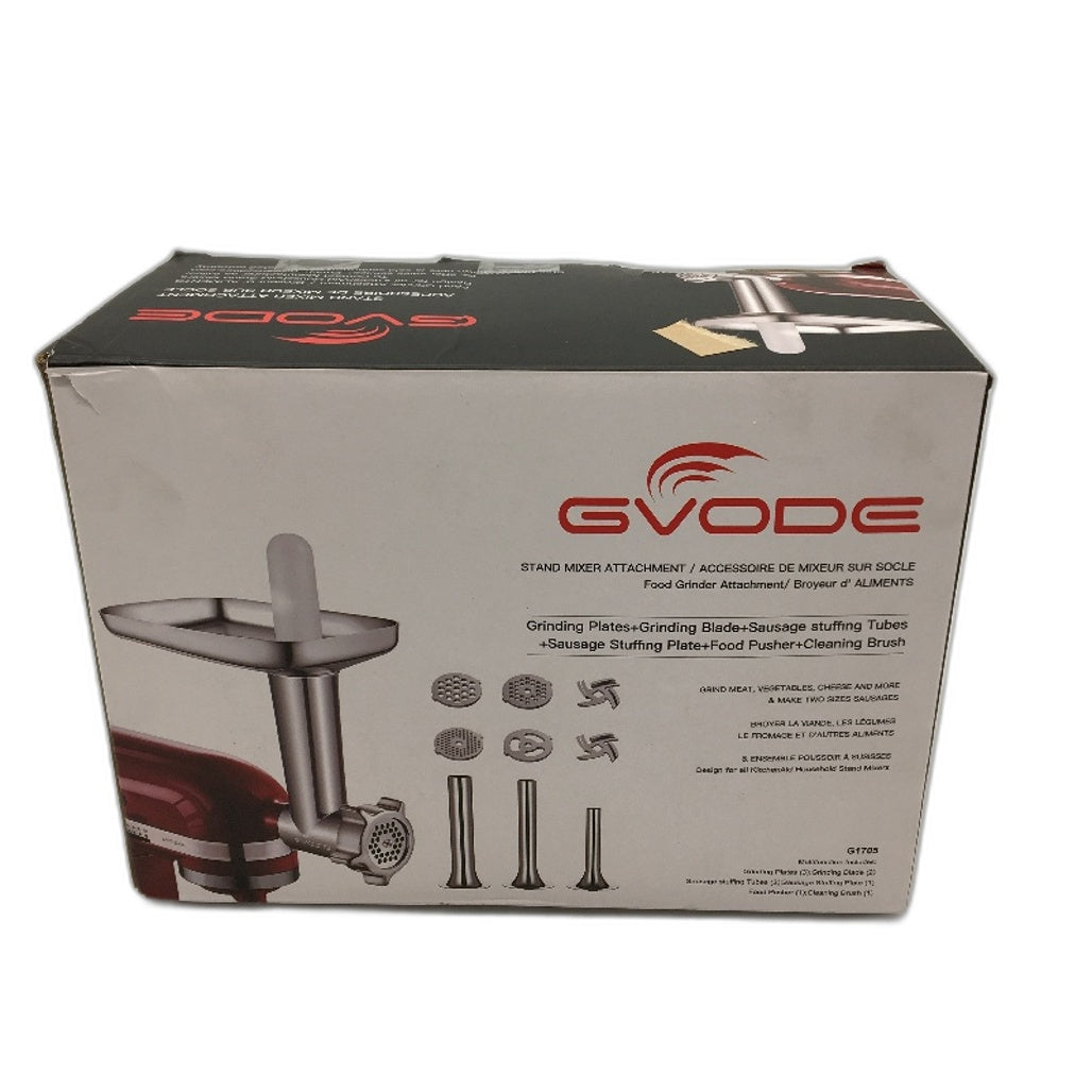 GVODE Aluminium Food Grinder Attachment for Kitchen Aid Stand Mixers NEW