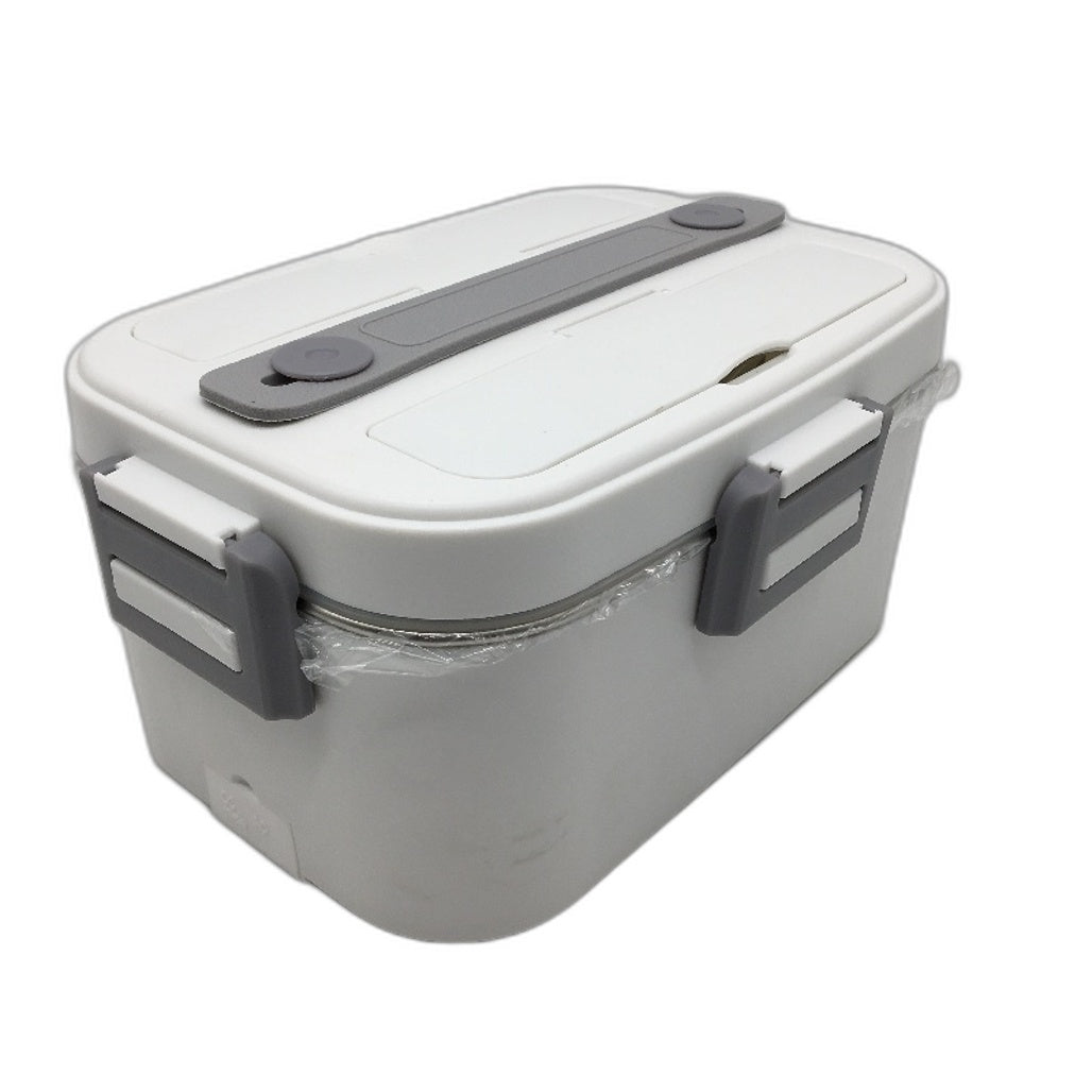 1.8L Electric 3 in 1 Food Warming Bentou Box with Lunch Bag in White Grey NEW