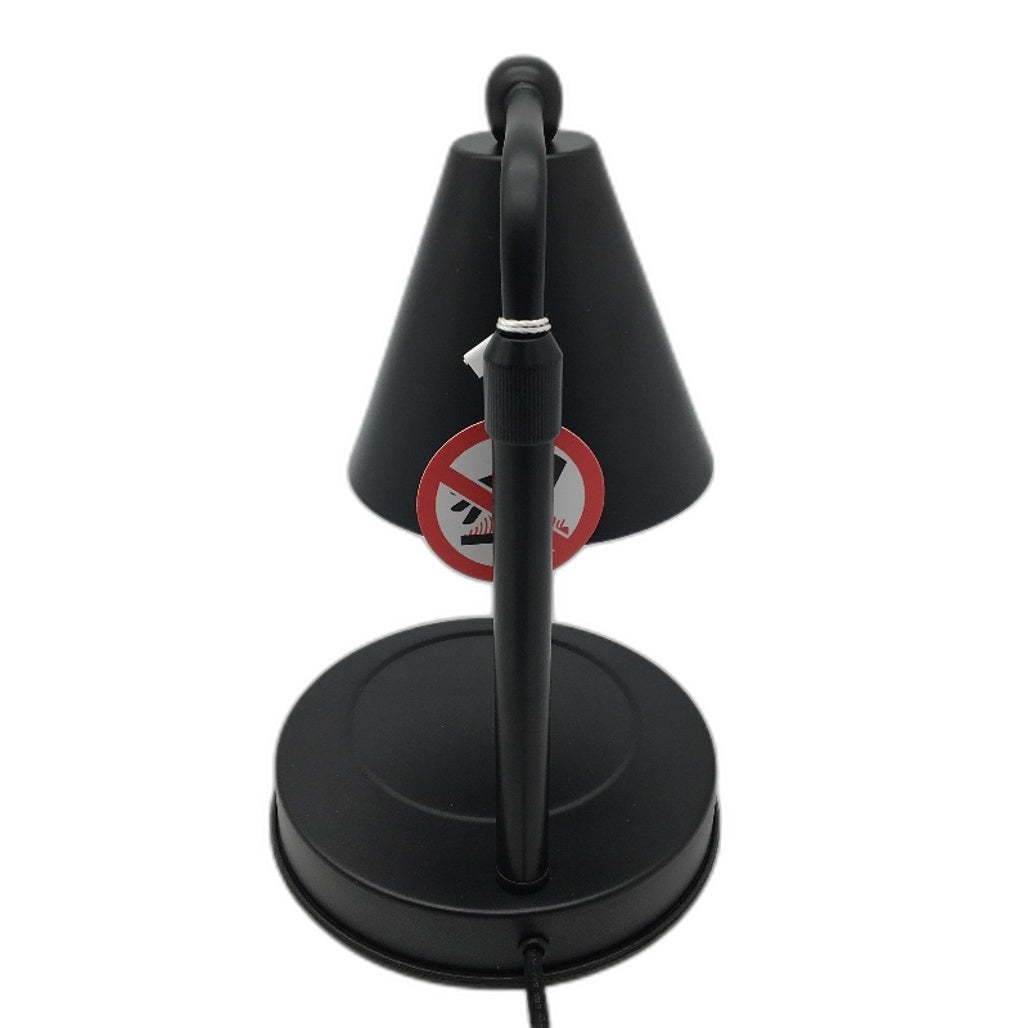 Flameless Dimmable Aromatherapy Candle Warmer Metal Lamp in Black NEW