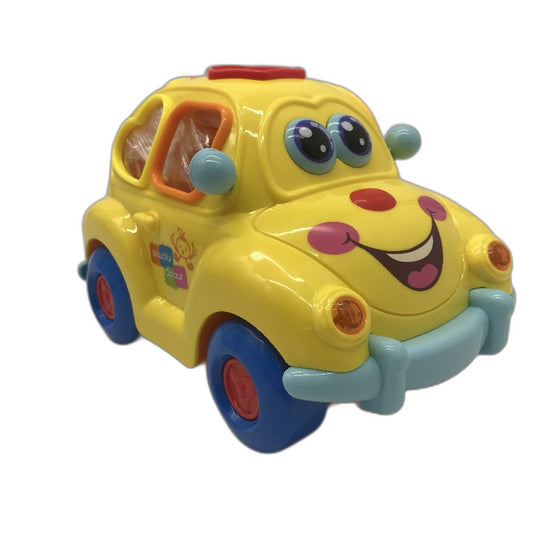 Hola Super Fun Fruit Electric Car Toy with Shape Sorting Puzzle Pieces NEW