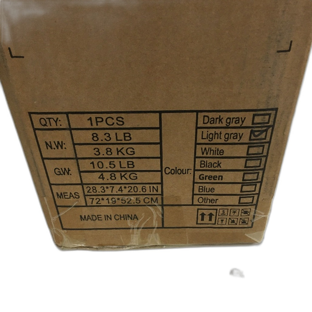 Bartuke XXXL Enclosed Stainless Steel Grey Metal Litter Box with Scooper NEW