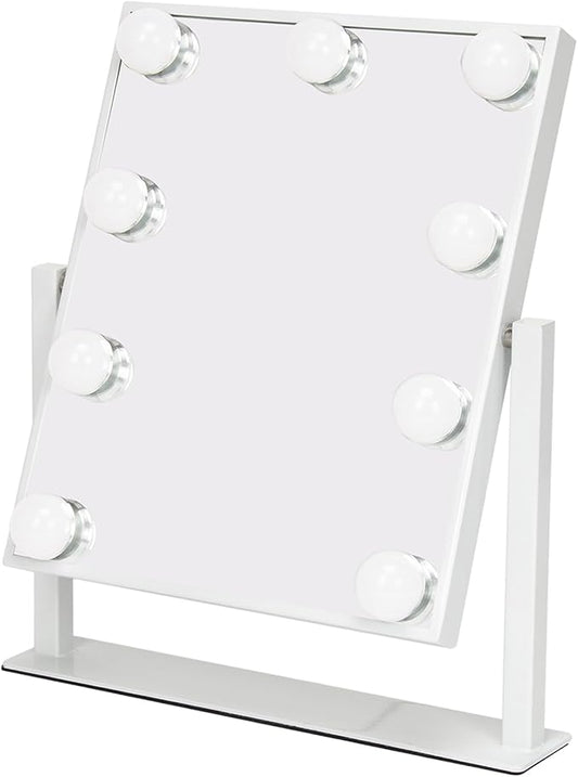 Hollywood Vanity Desktop Mirror with 3 Dimmable Touch Lights 25x30cm NEW