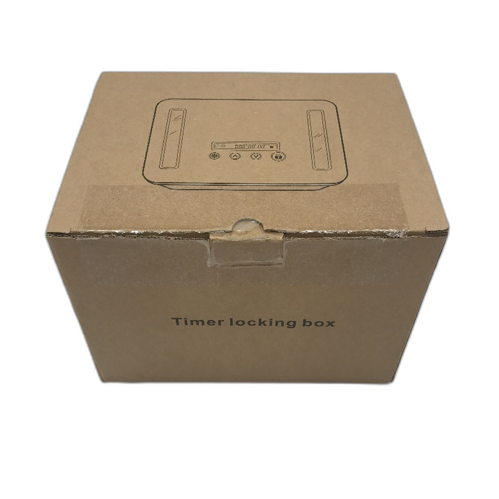 2 Way Power Supply Self Discipline Phone Metal Time Locking Box DEMO