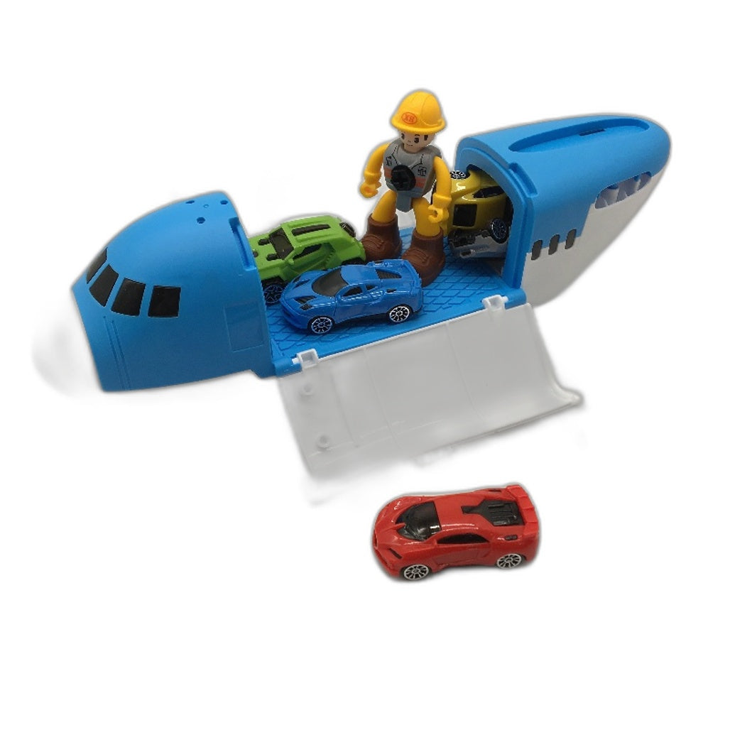 Super Storage Series Airplane 5pc Mini Car and Helicopter Storage Toy NEW