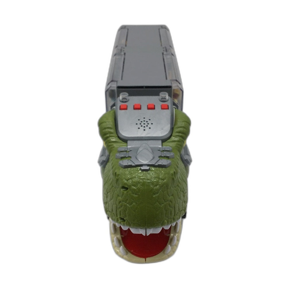 13 Piece Dinosaur Mini Car Carrier Truck Toy with Lights and Sounds NEW