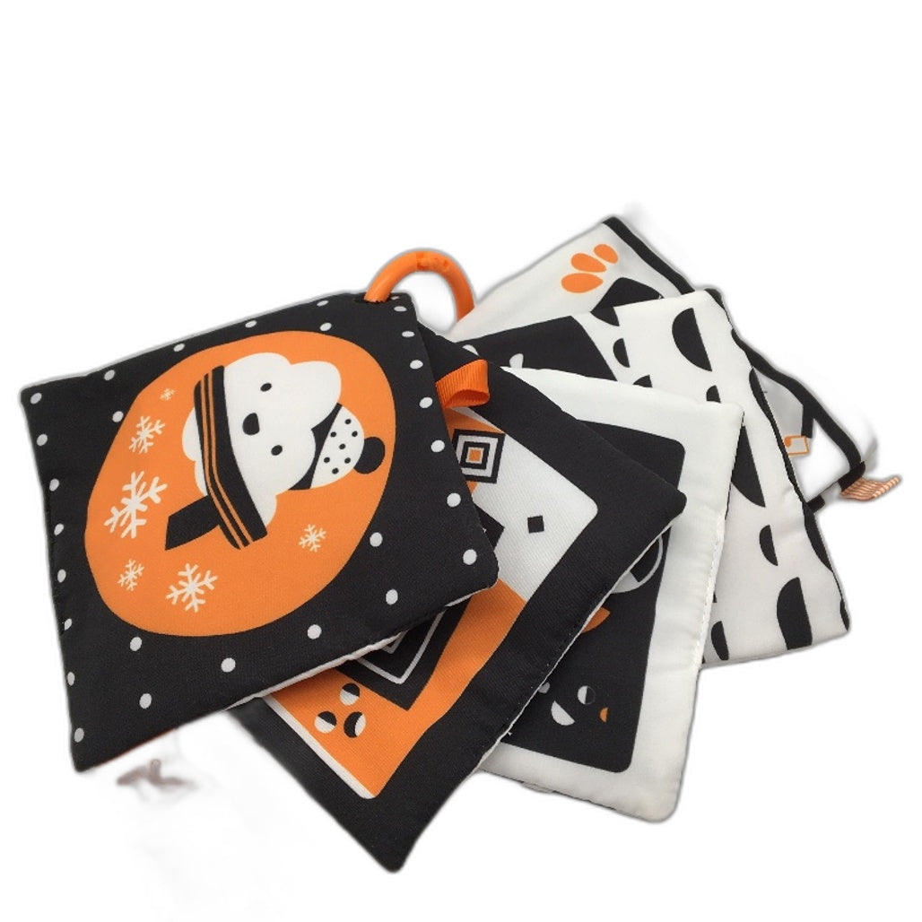 Tumama Kids Black White Orange Cute Animals Baby Stroller and Crib Toys NEW