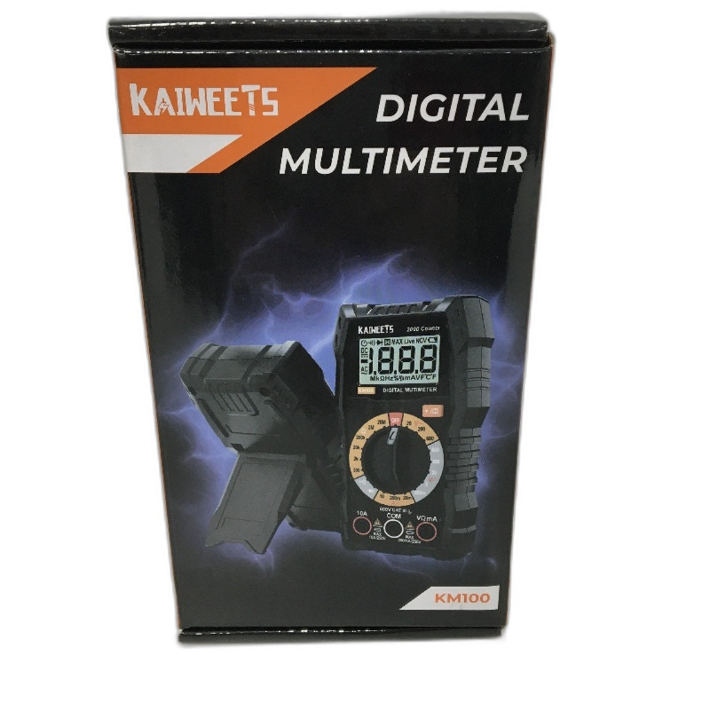 KAIWEETS KM100 2000 Counts Electrician Amp Tester Digital Multimeter NEW