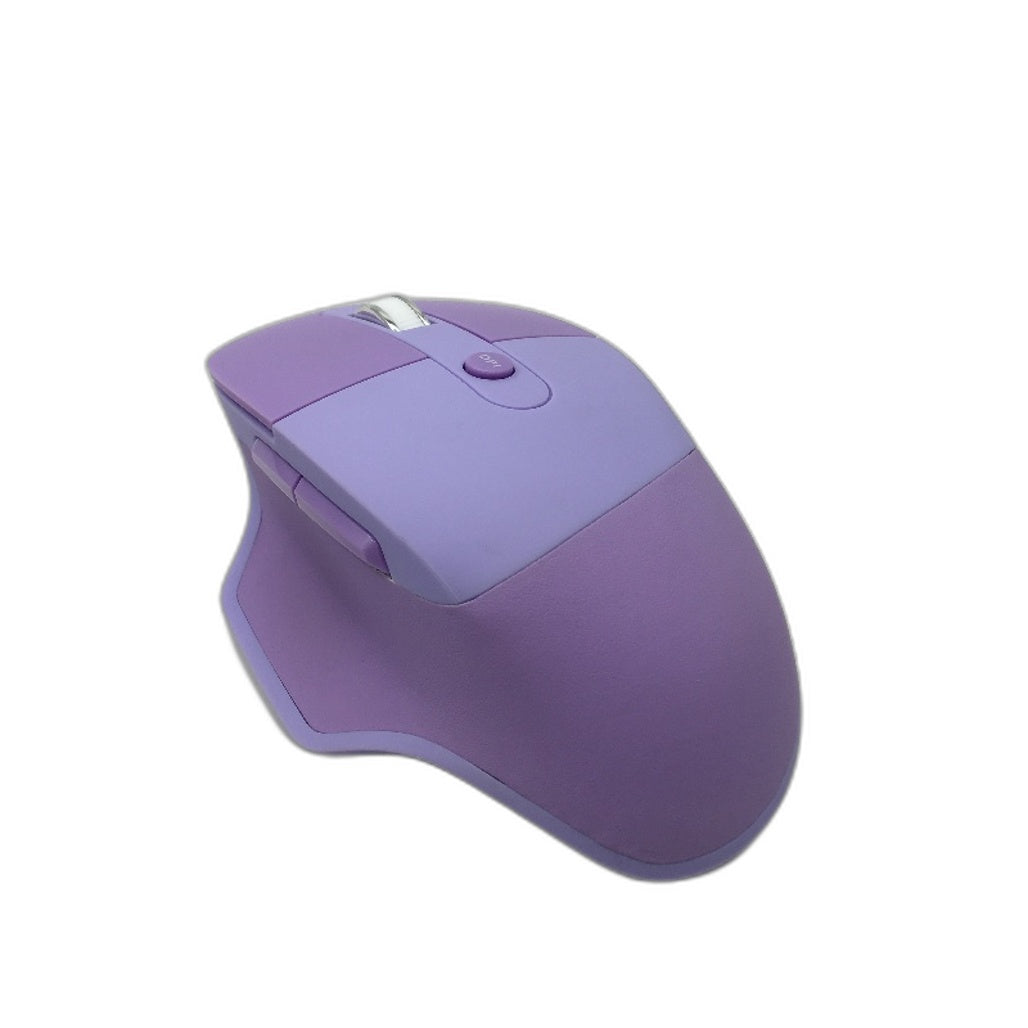 Lomiluskr NOMI Ergonomic Retro Sound Purple Wireless Keyboard and Mouse Set NEW