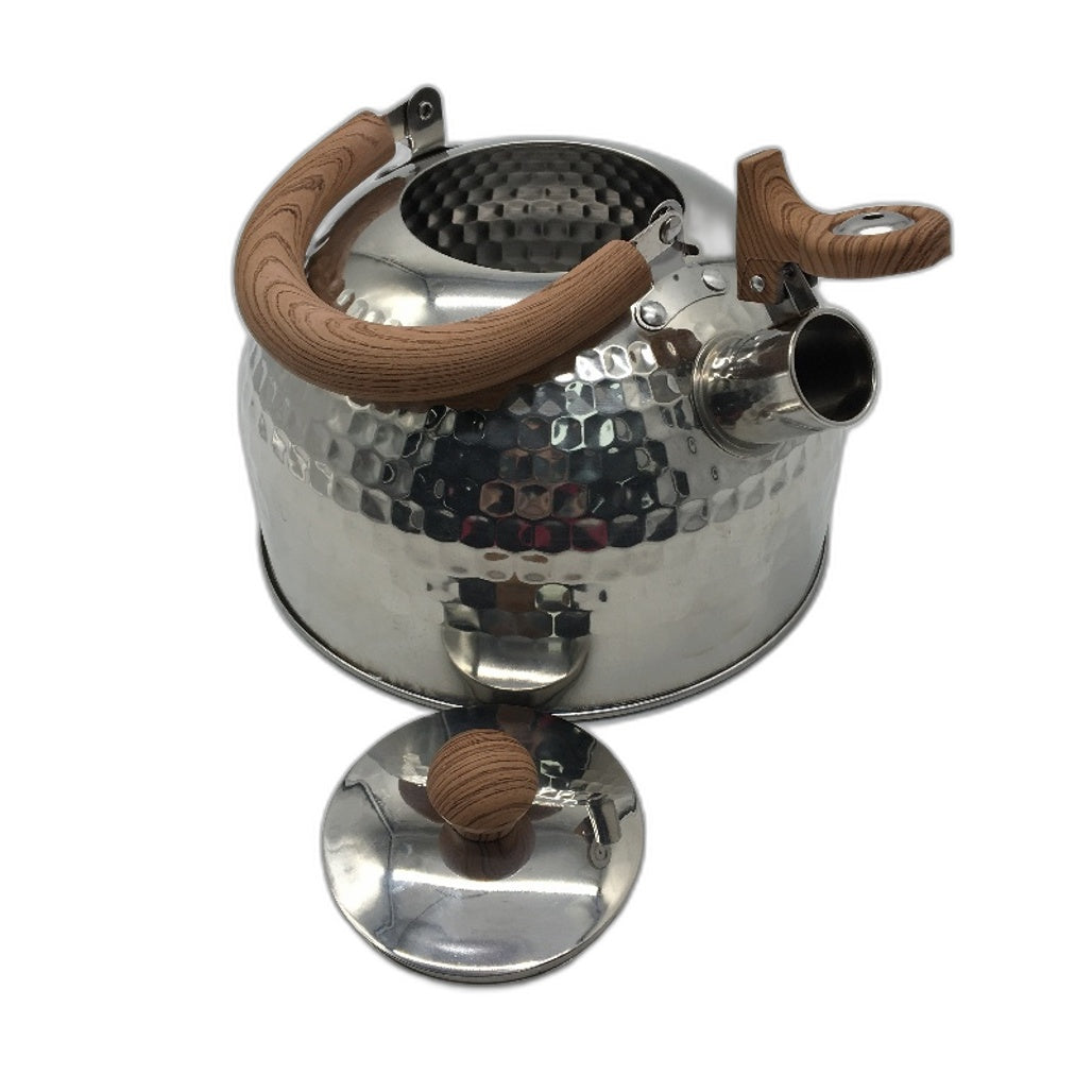 3L Stainless Steel Whistling Spout Stovetop Kettle with Bake-Lite Handle DEMO