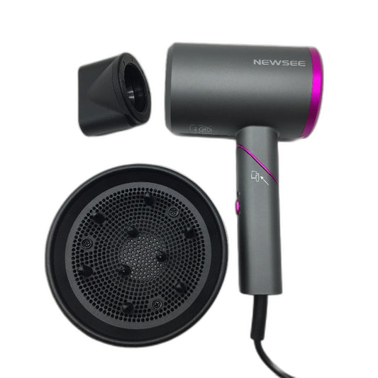 NEWSEE Folding Portable Travel Dual Speed and Heating Hair Dryer in Grey DEMO