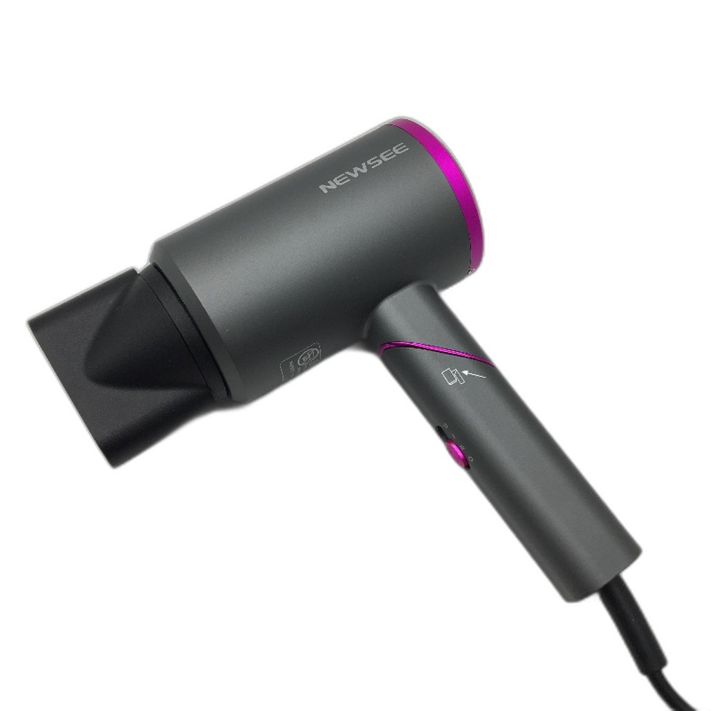 NEWSEE Folding Portable Travel Dual Speed and Heating Hair Dryer in Grey DEMO