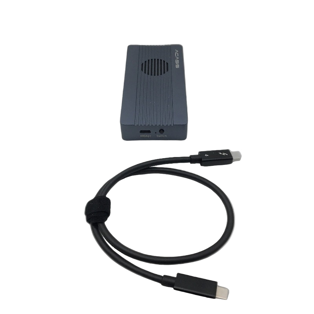 ACASIS TBU405Pro M.2 40Gbps Speed NVMe SSD Built-in Cooling Fan Enclosure DEMO