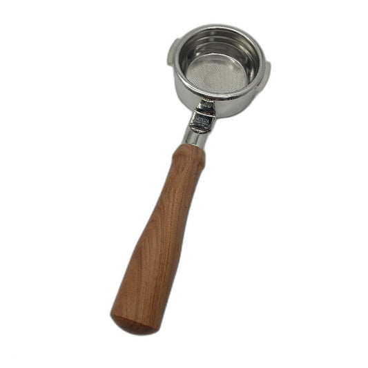 Neouza 58mm 58980 Bottomless Espresso Coffee Portafilter with Wooden Handle NEW