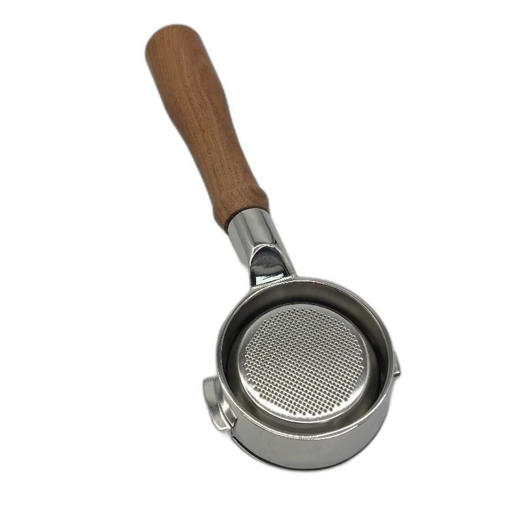 Neouza 58mm 58980 Bottomless Espresso Coffee Portafilter with Wooden Handle NEW