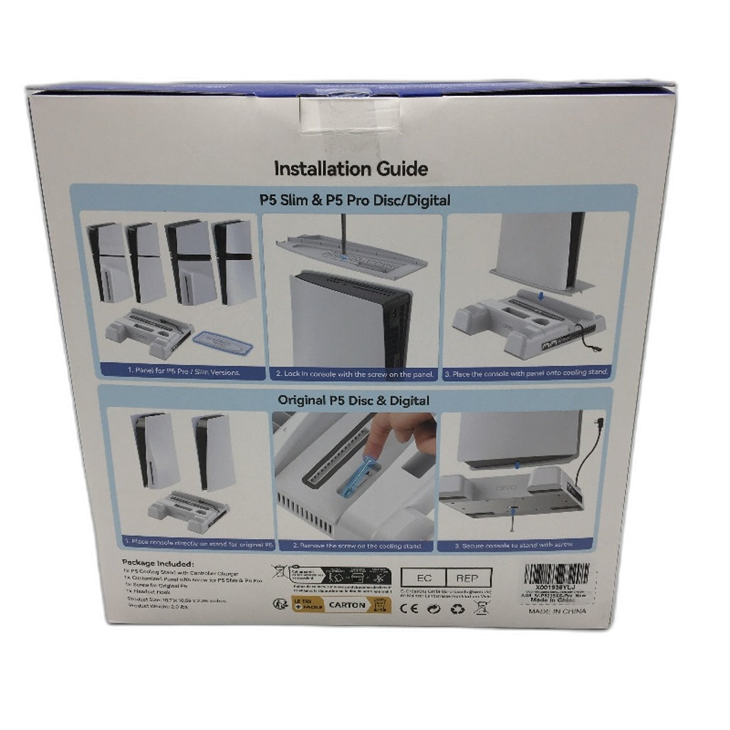 Oivo PS Console and Controller Charging Station Games and Accessories Holder NEW