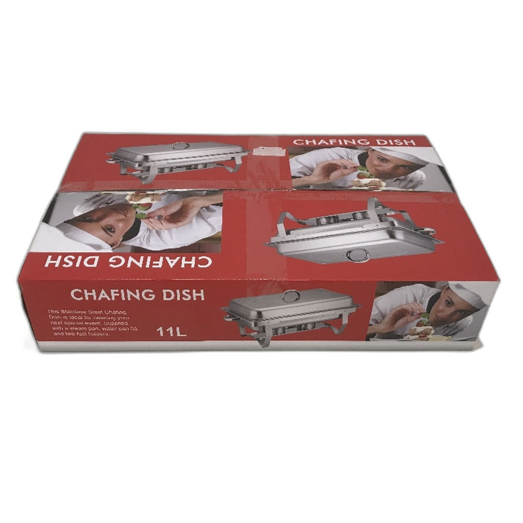 11 Litre Single Serving Tray Stainless Steel Food Warming Chafing Dish DEMO