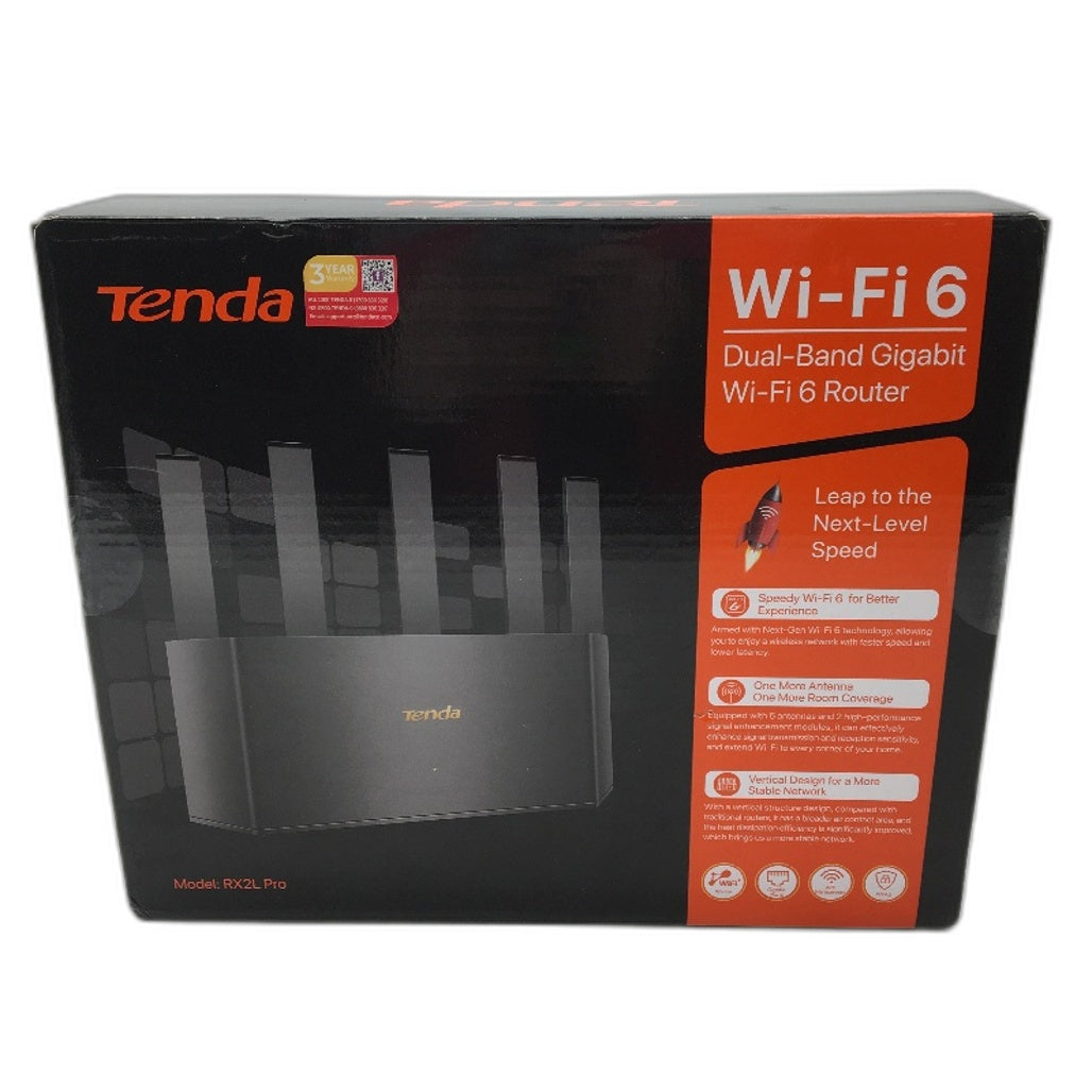 Tenda RX2L Pro AX1500 Wifi 6 Dual Band Gigabit Wireless Internet Router NEW