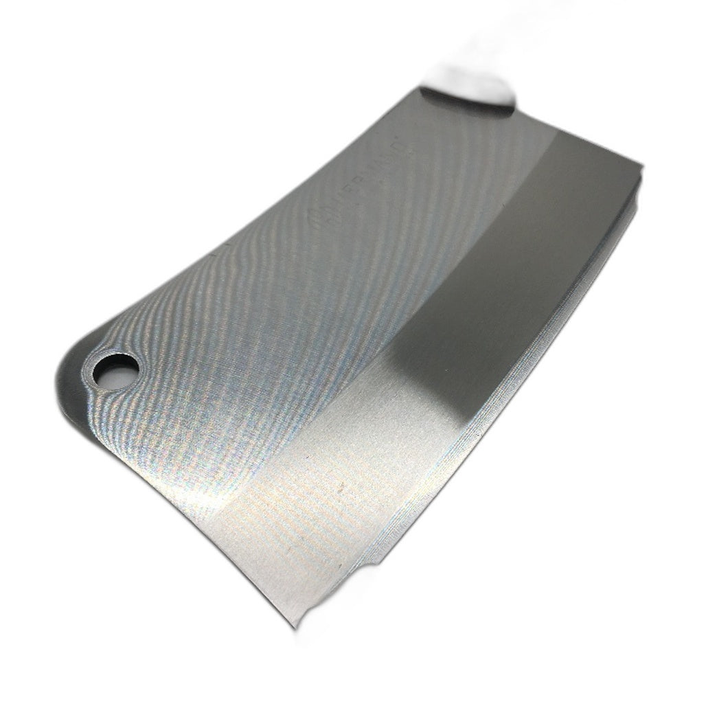 Hermano 8 Inch Silver Stainless Steel Meat Cleaver Butcher Chopping Knife NEW
