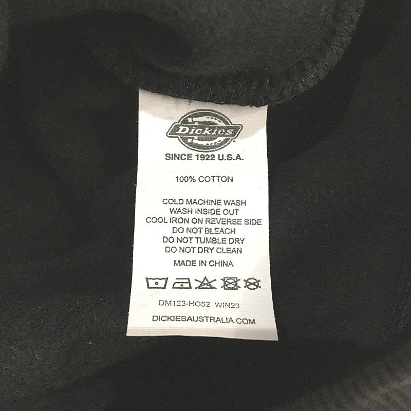 Dickies Longview Classic Pull Over Black Fleece Hoodie Mens Size Small NEW