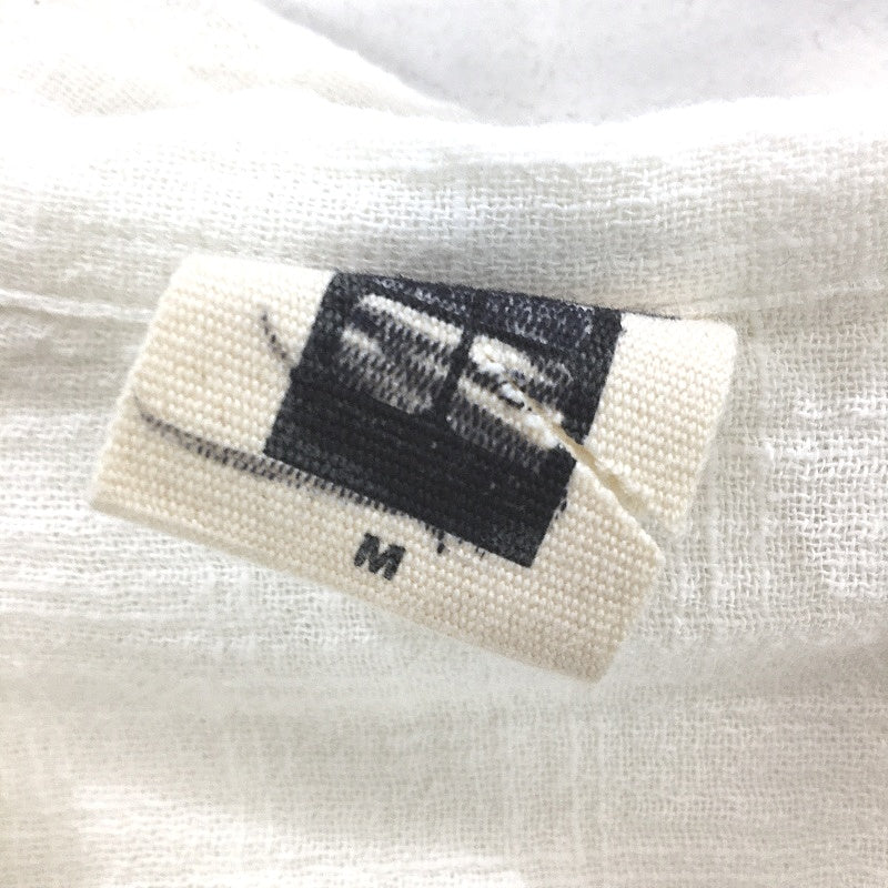 Insight Louie Long Sleeve Relaxed Fit Off White Shirt Mens Size Medium NEW