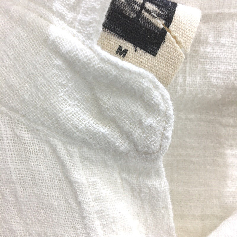 Insight Louie Long Sleeve Relaxed Fit Off White Shirt Mens Size Medium NEW