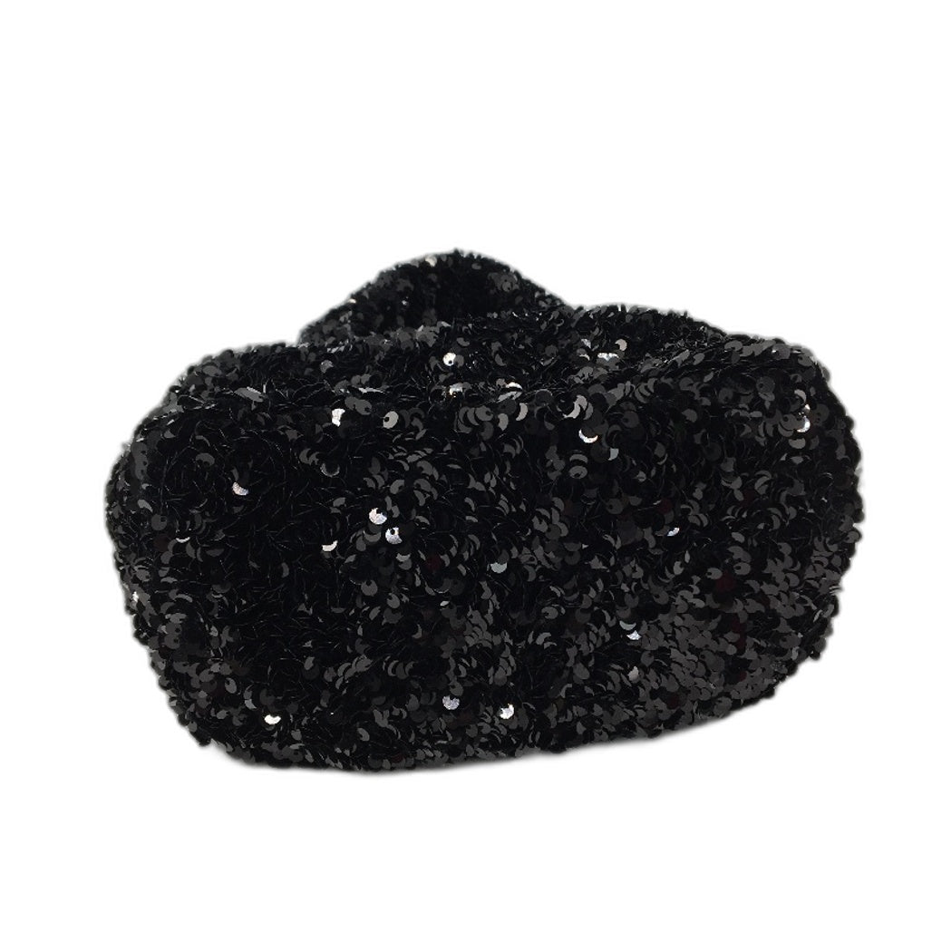 Target Small Black Sequin Magnetic Clasp Fully Lined Shoulder Mini Hand Bag NEW