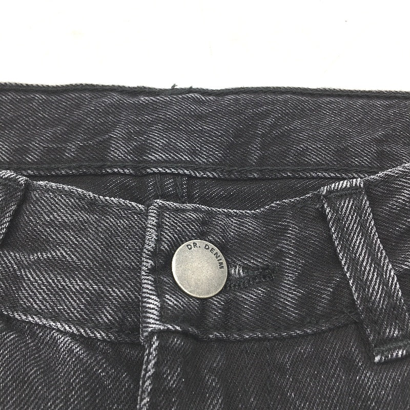 Dr Denim Nora Retro Black Fade High Waist Denim Jeans Ladies Size 10 28/30 NEW