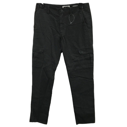 Jeanswest Charcoal Grey Cargo Style Side Pocket Regular Fit Pants Mens Sz 32 NEW